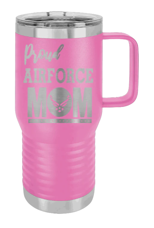Air Force Mom - 20oz Mug Laser Engraved - Image 11