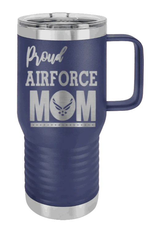 Air Force Mom - 20oz Mug Laser Engraved - Image 8