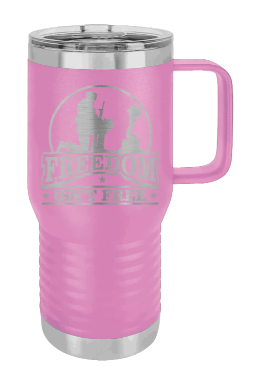 Freedom Isn't Free - 20oz Mug Laser Engraved - Image 6