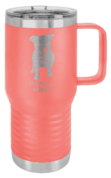 Pitbull Mama - 20oz Mug Laser Engraved - Image 3