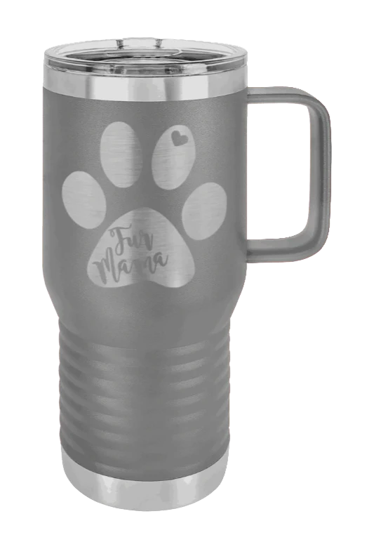 Fur Mama - 20oz Mug Laser Engraved - Image 3