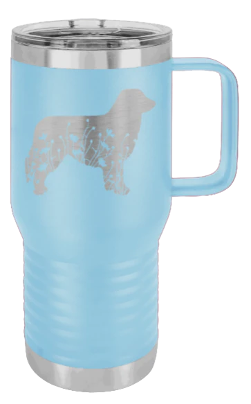 Aussie Flowers - 20oz Mug Laser Engraved - Image 5