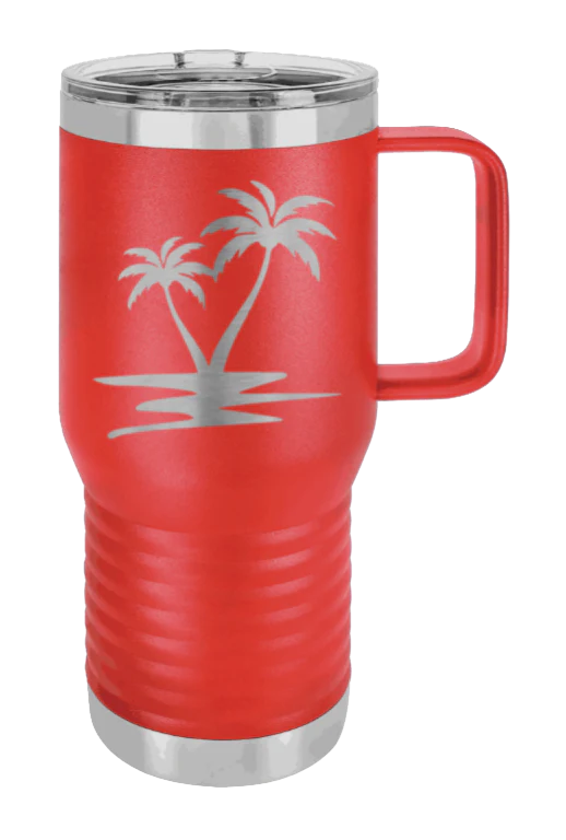 Palm Trees - 20oz Mug Laser Engraved - Image 13