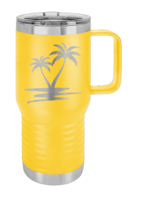Palm Trees - 20oz Mug Laser Engraved - Image 16