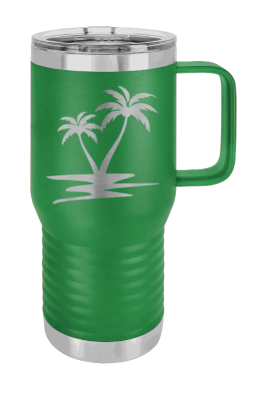 Palm Trees - 20oz Mug Laser Engraved - Image 4