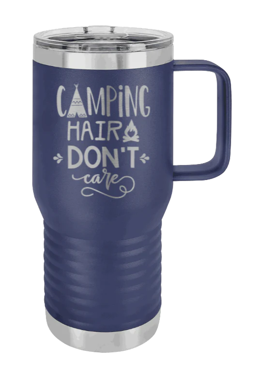 Camping Hair Don't Care - 20oz Mug Laser Engraved - Image 8