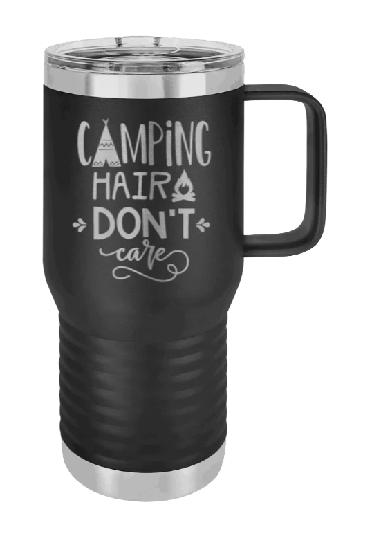 Camping Hair Don't Care - 20oz Mug Laser Engraved - Image 9