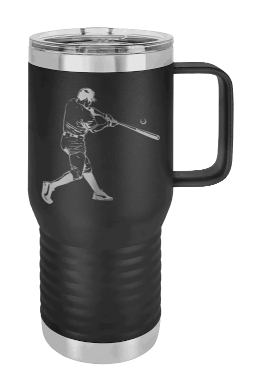 Baseball Player - 20oz Mug Laser Engraved