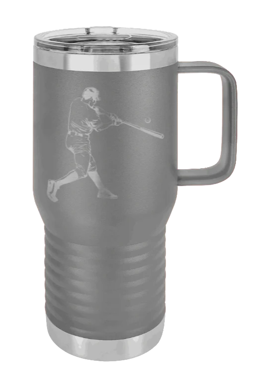 Baseball Player - 20oz Mug Laser Engraved - Image 4