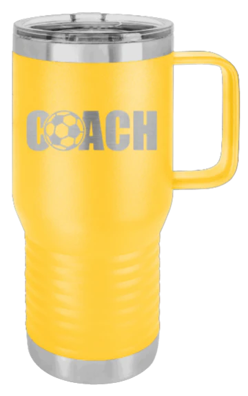 Soccer Coach - 20oz Mug Laser Engraved - Image 17