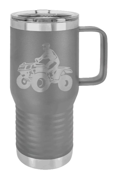 4-Wheeler - 20oz Mug Laser Engraved - Image 3