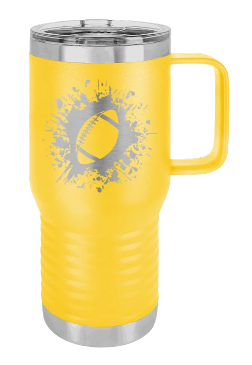 Football - 20oz Mug Laser Engraved - Image 17