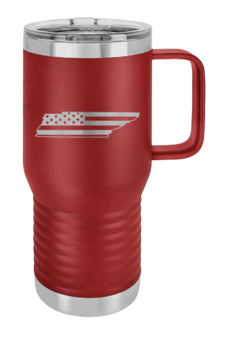 Tennessee Flag - 20oz Mug Laser Engraved - Image 7