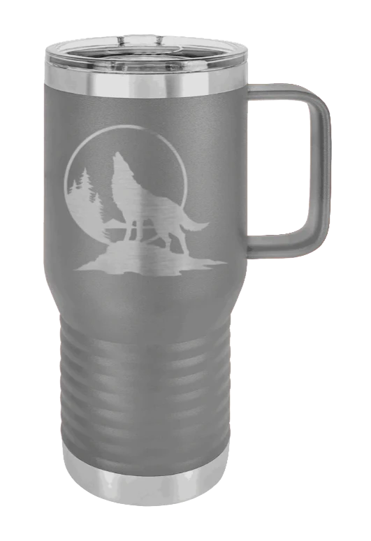 Wolf - 20oz Mug Laser Engraved - Image 3