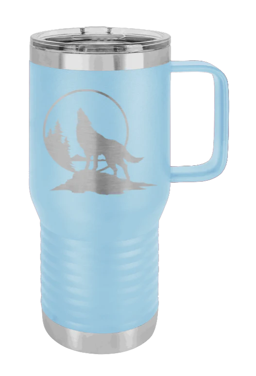 Wolf - 20oz Mug Laser Engraved - Image 5