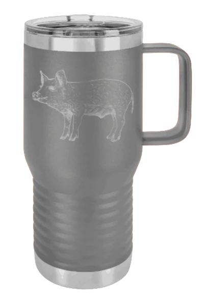 Pig - 20oz Mug Laser Engraved - Image 3