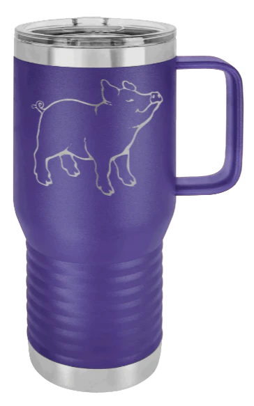 Pig - 20oz Mug Laser Engraved - Image 13