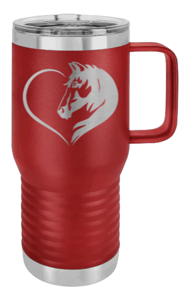 Horse Love - 20oz Mug Laser Engraved - Image 8