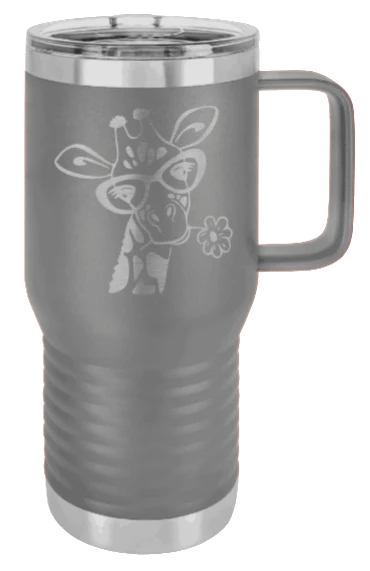 Giraffe 2 - 20oz Mug Laser Engraved - Image 4