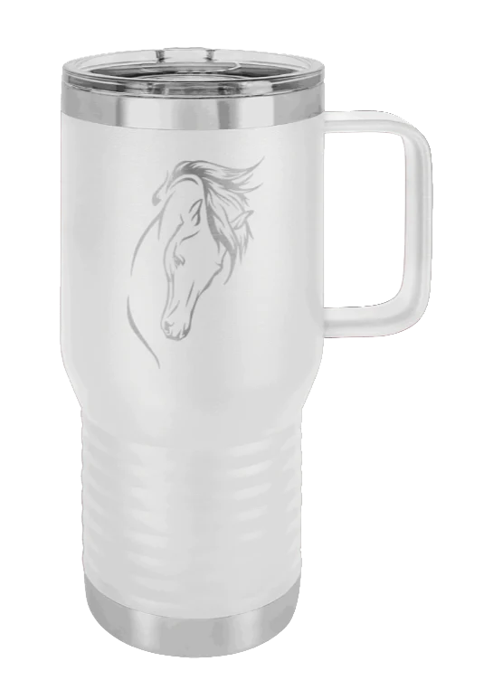 Horse 2 - 20oz Mug Laser Engraved - Image 15