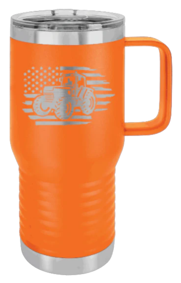 Tractor Flag  3 - 20oz Mug Laser Engraved - Image 11