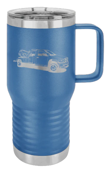 Tow Truck - 20oz Mug Laser Engraved - Image 2