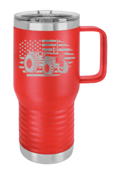 Tractor Flag - 20oz Mug Laser Engraved - Image 13