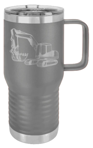 Excavator - 20oz Mug Laser Engraved - Image 4