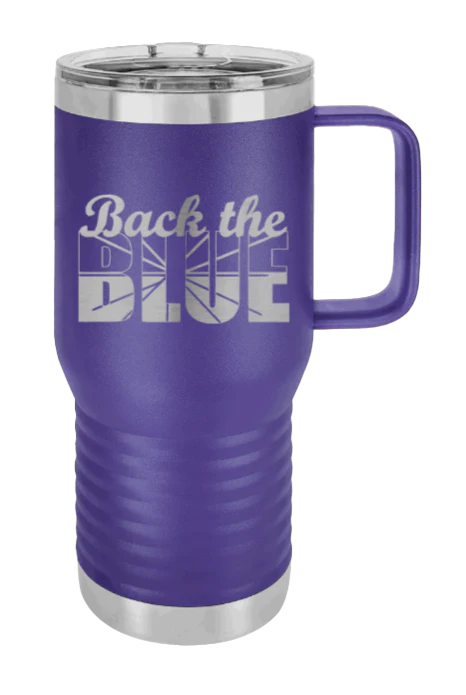 Back The Blue - 20oz Mug Laser Engraved - Image 12