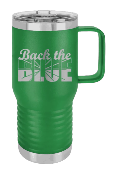 Back The Blue - 20oz Mug Laser Engraved - Image 4