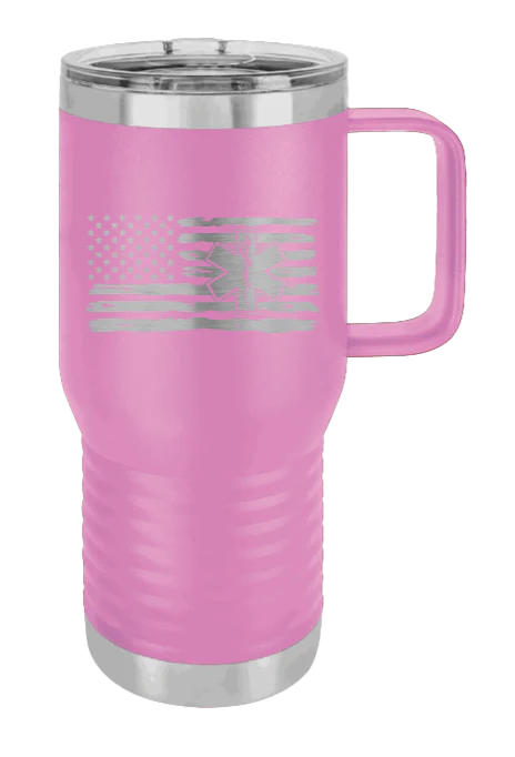 EMS Flag - 20oz Mug Laser Engraved - Image 6