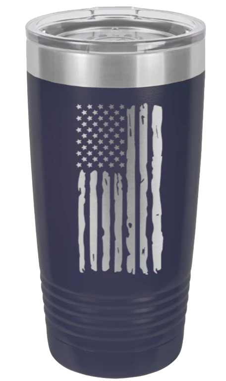 Distressed Flag - 20oz Tumbler - Image 9
