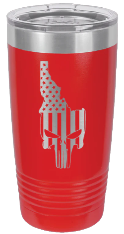 Idaho Punisher Flag - 20oz Tumbler - Image 14