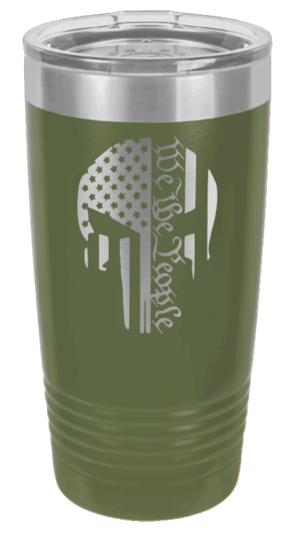 Punisher Flag - 20oz Tumbler - Image 10
