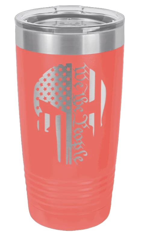 Punisher Flag - 20oz Tumbler - Image 3