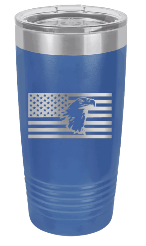 Eagle Flag - 20oz Tumbler - Image 2