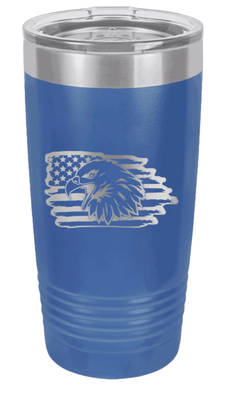 Eagle Flag 2 - 20oz Tumbler - Image 2