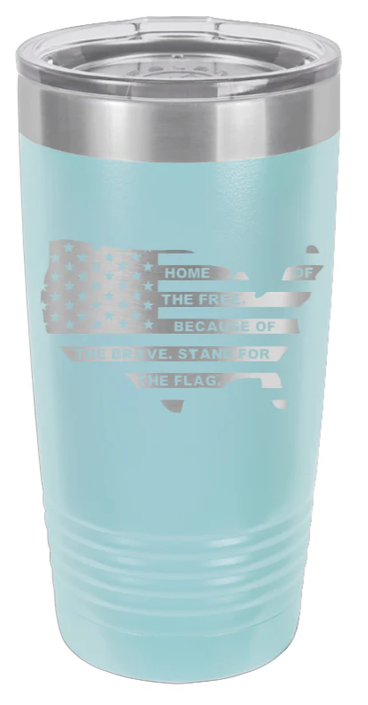 Vet Flag - 20oz Tumbler - Image 6