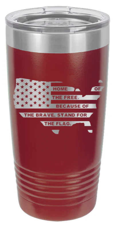Vet Flag - 20oz Tumbler - Image 8