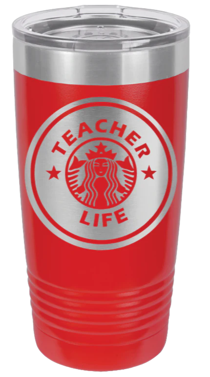Teacher Life Coffee - 20oz Tumbler - Image 14