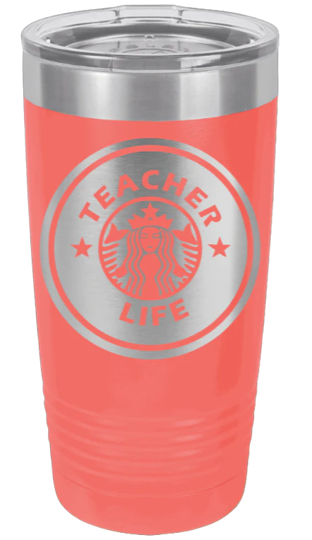Teacher Life Coffee - 20oz Tumbler - Image 3