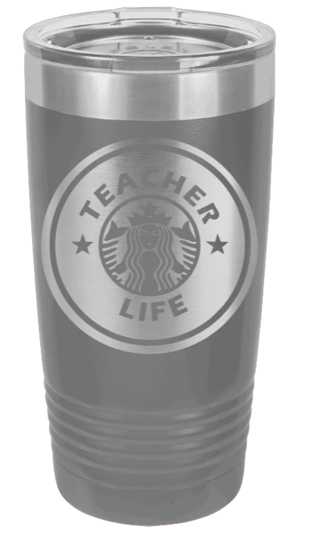 Teacher Life Coffee - 20oz Tumbler - Image 4