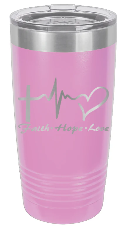 Faith Hope Love - 20oz Tumbler - Image 7