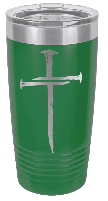 3 Nails Cross - 20oz Tumbler - Image 5