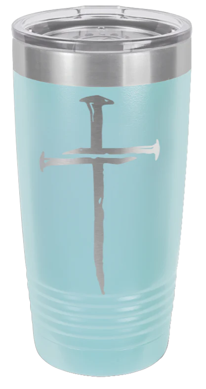 3 Nails Cross - 20oz Tumbler - Image 6