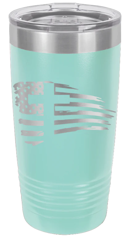 Cross Flag 2 - 20oz Tumbler - Image 15