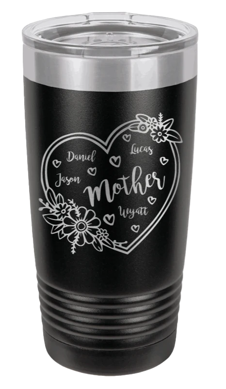 Mother with Names - 20oz Tumbler
