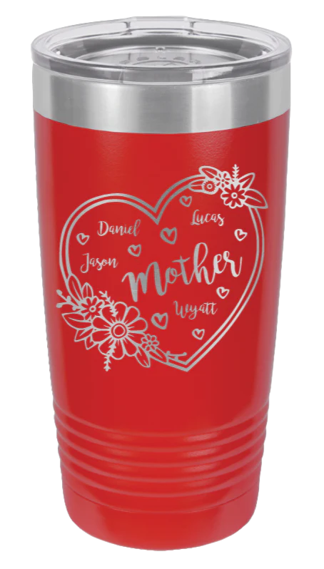 Mother with Names - 20oz Tumbler - Image 14