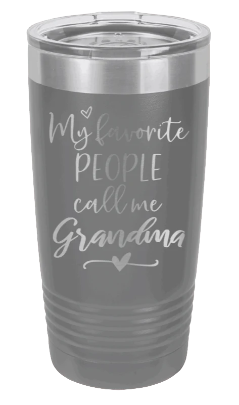 My Favorite People Grandma - 20oz Tumbler - Image 4