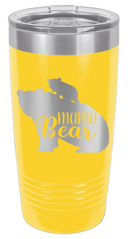 Mama Bear with Cub - 20oz Tumbler - Image 17